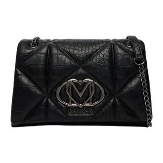 Love Moschino Tassen, Dames, Zwart, ONE Size, Schoudertassen