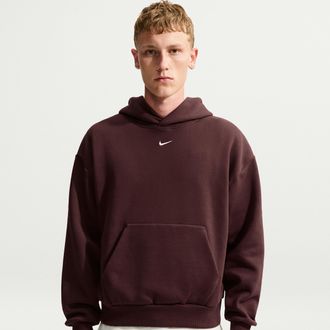 Nike Mens Solo Fleece Pullover Hoodie in Red | IX1926-652