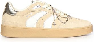 Crime London Extralight Sneakers - Dames - Sneakers - Beige - 37 EU - Leer - Schoenen