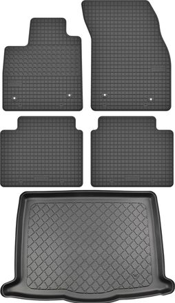 OEM Juego De Alfombrillas De Goma Para Coche Y Alfombrilla Para Maletero Para Ford Focus Iv Hatchback Desde Septiembre De 2018