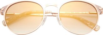 Ted Baker 53mm Round Sunglasses in Rose Gold at Nordstrom Rack
