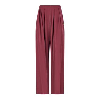 DANAM&Eacute; Sandy Wide Trousers - Trousers - Mujer - Rojo - M