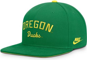Nike Oregon Legacy Pro Nike Mens Dri-FIT College Adjustable Hat in Green | NC12394TUOV-38H