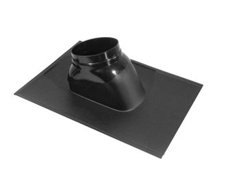 Ubbink Ubbink - Scossalina Ubiflex Per Terminali Verticali &Oslash; 60/100mm E 80/125mm Nero - Per Tetti Inclinati Da 25 A 45&deg;
