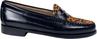 G.H. Bass & Co. Weejun Penny Exotic Loafers - Dames - Loafers - Zwart - 37 1/2 EU - Leer - Schoenen