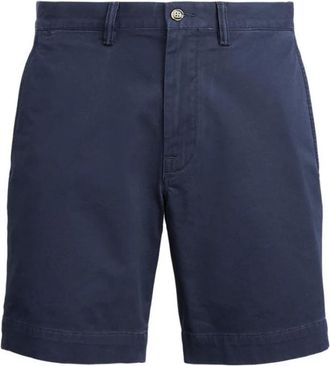 Ralph Lauren Blauwe Chino Shorts met Stretch Fit - Heren - Korte Broeken - Blauw - W34 - Katoen - Korte Broeken