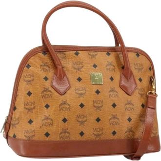 MCM Pre-owned Handbags, female, Brown, Size: ONE SIZE Pre-owned Hand Bag