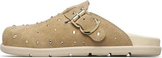 Loriblu Sabot - Dames - Slip ons - Beige - 40 EU - Leer - Schoenen
