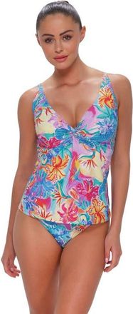 Sunsets Forever Tankini Swimsuit Top - DD Cup in Aloha Vista at Nordstrom, Size 38