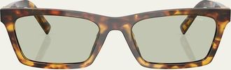 Miu Miu MUA05S Rectangular Acetate Sunglasses