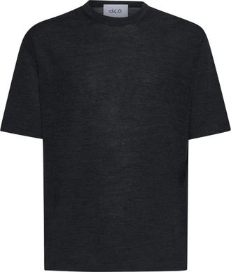 D4.0 Wollen Trui - Heren - T-shirts - Zwart - L - Wol - Tops