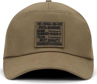 Dolce & Gabbana Cotton Gabardine Baseball Cap - Heren - Petten - Groen - 60 CM - Katoen - Accessoires