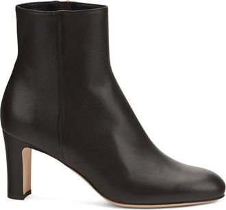 AGL Enkellaarzen met blokhak - Bruin