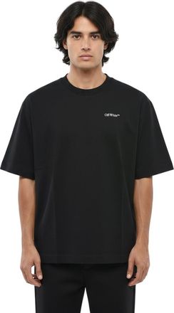 Off-white Black Crew Neck Logo T-Shirt