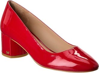 Stuart Weitzman Bridget 50 Block Patent Pump