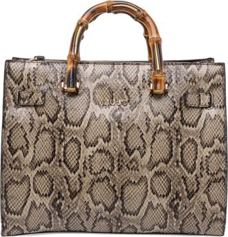 Liu Jo Borsa tote con stampa pitonata - Toni neutri