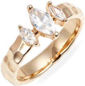 CHILD OF WILD Mara Cubic Zirconia Ring in Gold at Nordstrom, Size 6
