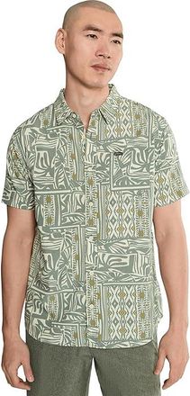 O'Neill Oasis Standard Short Sleeve Woven Shirt Mens Clothing Sage : 2XL, Cotton/Rayon