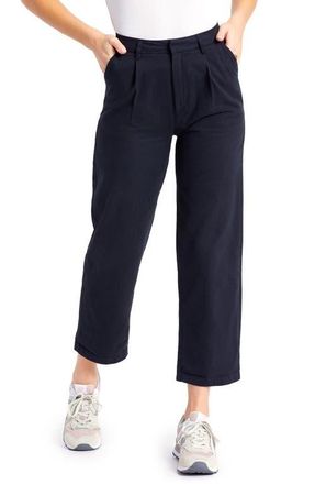 Brixton Victory High Waist Wide Leg Ankle Pants in Black at Nordstrom, Size 27