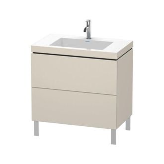 Duravit Duravit - Mueble De Ba&ntilde;o L-cube Wt Vero Air 698x800x480mm Sin Orificio Para Grifer&iacute;a Nogal Oscuro