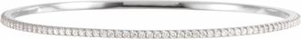 Diamond2Deal 14k Gold 2 CTW Lab-Grown Diamond Stackable Bangle Bracelet 8