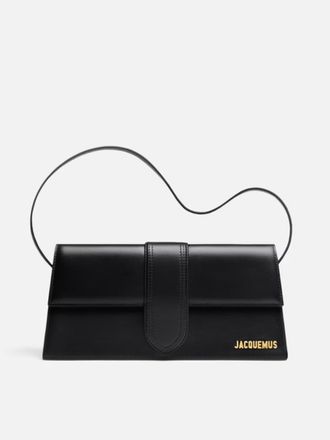 Jacquemus Black leather Le Bambino Long Womens bag