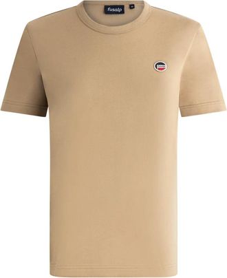Fusalp Talixe T-shirt met korte mouwen - Dames - T-shirts - Beige - L - Katoen - Tops
