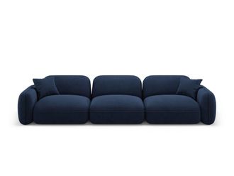 CXL by Christian Lacroix Sof&aacute; modular 4 plazas de terciopelo azul oscuro