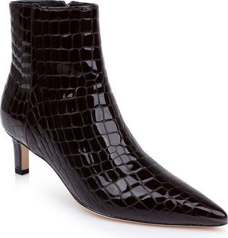 L'agence Lilly II Bootie in Burgundy Patent at Nordstrom, Size 7.5