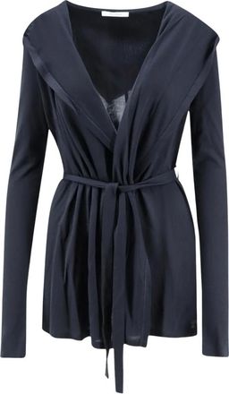 Max Mara Dames, Truien, Blauw, Maat: S Zijde