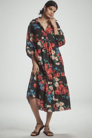 Maeve The Bettina Tiered Shirt Dress by Maeve