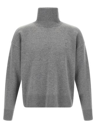 Ami Mens Puff Logo Sweater