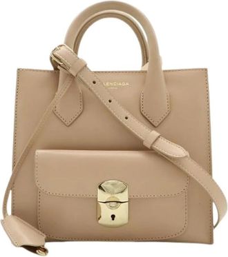 Balenciaga Pre-owned Handbags, female, Pink, Size: ONE SIZE Pre-owned Vintage Leather Handbag