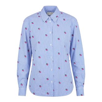 MC2 Saint Barth Shirts, female, Blue, Size: L Meredith Shirt