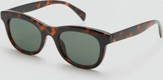 Mango Occhiali da sole montatura acetato cioccolato - Donna - Taglia unica - MANGO