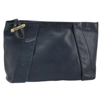 Gucci Clutch Vintage in Pelle Pre-owned - - Pre-owned - Donna - Blu - ONE SIZE