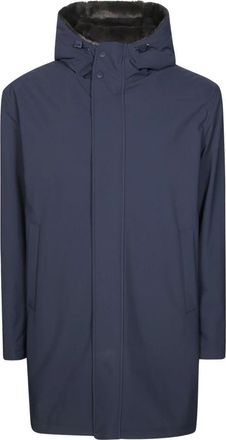 Herno Parka Keystone - Heren - Parka Jassen - Blauw - M - Polyester - Jassen