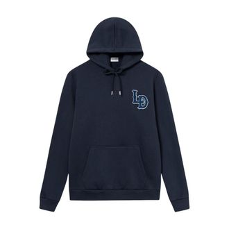 Les Deux Hoodies, male, Blue, Size: XS Brady LD Patch Hoodie