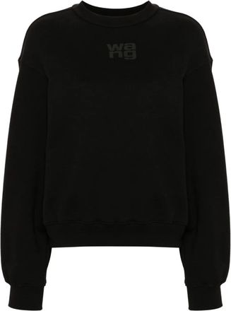 Alexander Wang Felpa Girocollo In Cotone-Donna
