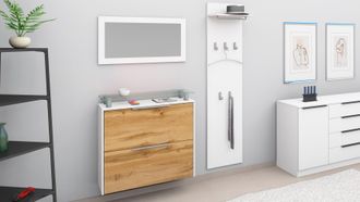 Borchardt Möbel Garderoben-Set »Rena 2, (3-tlg.)«