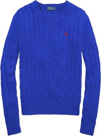 Ralph Lauren Royal Blue Cable-knit Sweater
