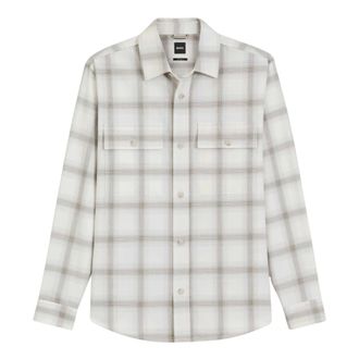 HUGO BOSS Overhemden, Heren, Beige, XL, Overshirt