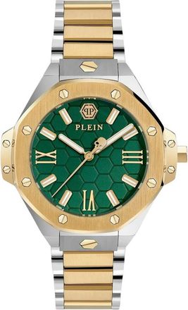 Philipp Plein Pwbda 0724 Horloge - Heren - Horloges - Groen - ONE Size - Accessoires