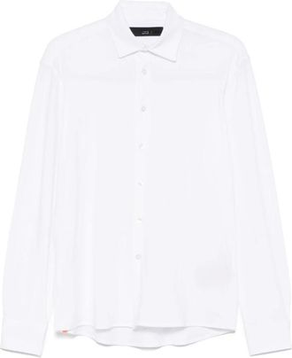 Roberto Ricci Design Wit Stijlvol Shirt voor Mannen - Heren - Zakelijke Overhemden - Wit - 2XL - Katoen - Overhemden
