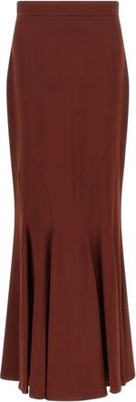 Max Mara Falda Larga Tabarin - Skirts - Mujer - Marr&oacute;n - 2XS