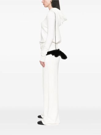 Saint Laurent 2013-2025 Sequined Bo Gun Chain crossbody bag - women - Calf Leather/stainless steel - One Size - Black