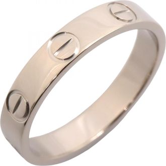 Cartier Silver White Gold (18K) Band Ring (Pre-Owned)