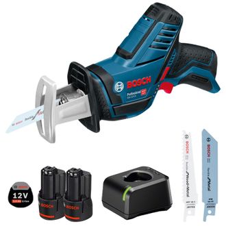 Bosch Sierra Sable Gsa 12v-14 / 2x 3,0 Ah Bater&iacute;a + Cargador