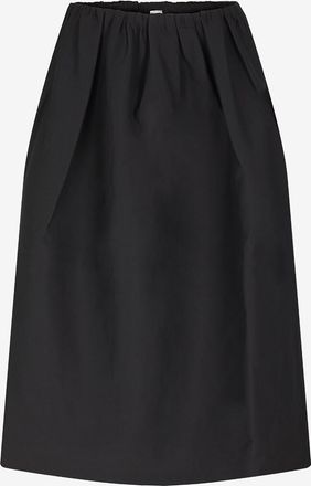 Toteme Langer Rock aus Wolle und Seide