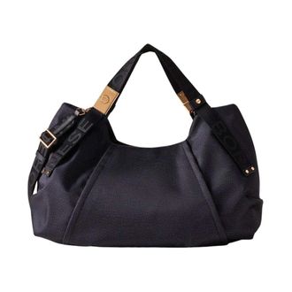 Borbonese Dames, Tassen, Zwart, Maat: ONE Size Leer